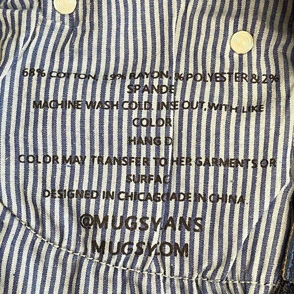 Mugsy Classic Jeans STUDIO BLUES Jeans - Blue, 32x28 Men's Dark Blue Jeans - Picture 10 of 16